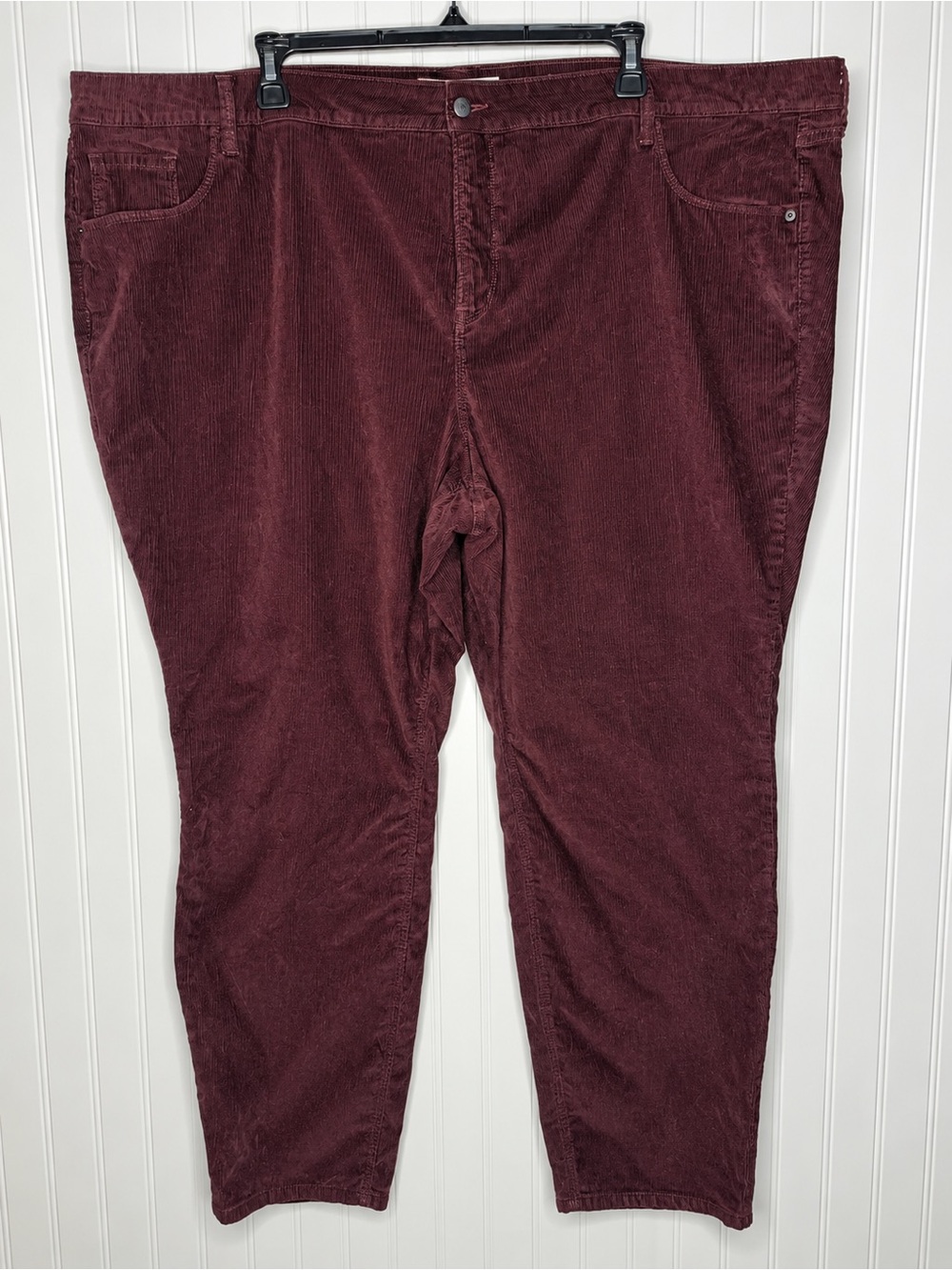 Old Navy Plus Size Brown Corduroy Pants Mid Rise Rockstar Super Skinny Jeans